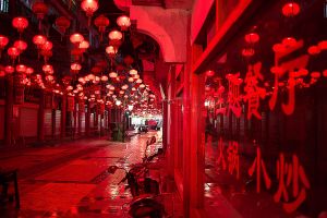 fenghuang china by rail stefano majno asia red lanterns.jpg